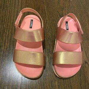 Mini Melissa girls sandals, size 12